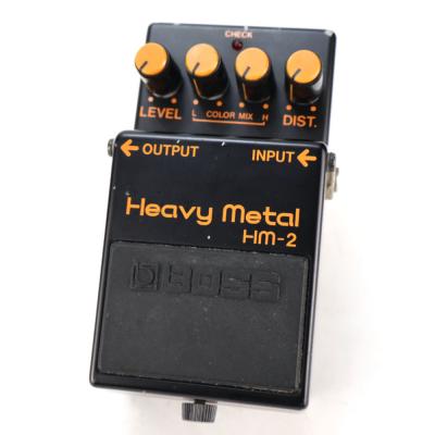 【中古】 ヘビーメタル エフェクター BOSS HM-2 Heavy Metal Made in Japan ディストーション ギターエフェクター