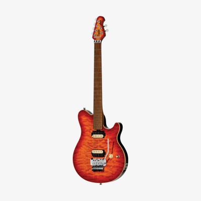 Sterling By Musicman AX50QM-LVB-M2 Lava Burst AXIS キルテッドメイプルトップ アクシス ミュージックマン アングル