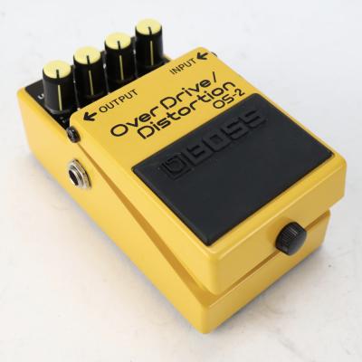 【中古】オーバードライブ ディストーション エフェクター BOSS OS-2 OverDrive Distortion ギターエフェクター 全体