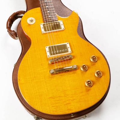 【中古】 エレキギター Gibson Les Paul Junior Special Plus Trans Amber Gold Hardware 2001年製 ギブソン レスポール ジュニアスペシャル AAメイプルトップ ボディ画像