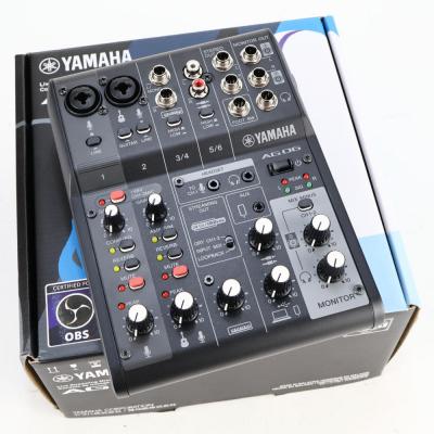 【中古】 ヤマハ YAMAHA AG06 MK2 B 6チャンネル ライブストリーミングミキサー ブラック