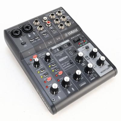 【中古】 ヤマハ YAMAHA AG06 MK2 B 6チャンネル ライブストリーミングミキサー ブラック 本体画像 斜め