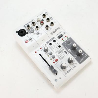 【中古】 ミキサー ヤマハ YAMAHA AG03 mk2 W ライブストリーミングミキサー ホワイト 詳細画像