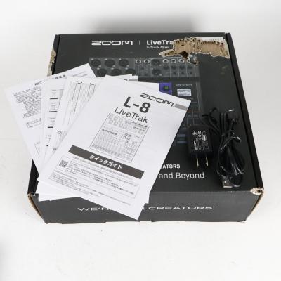 【中古】 ライブミキサー&レコーダー ズーム ZOOM LIVETRAK L-8 8チャンネル 付属品