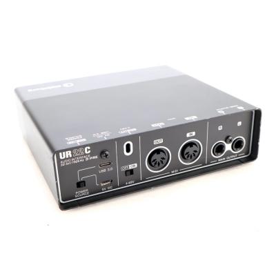 【中古】 オーディオインターフェイス Steinberg UR22C スタインバーグ USBオーディオインターフェース リア斜めアングル画像