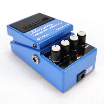 【中古】コンプレッサー エフェクター BOSS CS-3 Compression Sustainer ギターエフェクター リア斜めアングル画像