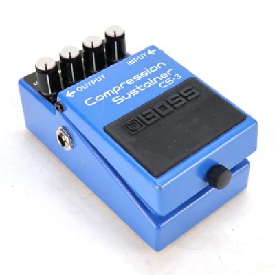 【中古】コンプレッサー エフェクター BOSS CS-3 Compression Sustainer ギターエフェクター 斜めアングル画像