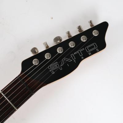【中古】 エレキギター SAITO GUITARS S-622TLC Black 2017年製 齋藤ギター TLスタイル SAYTONEピックアップ搭載 日本製 MADE IN JAPAN ヘッド