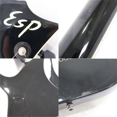 【中古】 エレキギター ESP Hrizon Custom See Thru Green 2008年頃製造 オーダーモデル キルテッドメイプルトップ Seymour Duncan Cusoom5/Jazz搭載 ホライゾン 詳細画像