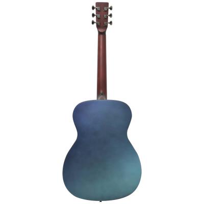アコースティックギター エレアコ S.YAIRI YEF-01LTD ERV Emerald Violet マジョーラカラー フォークサイズ FISHMANピックアップ付き エメラルドバイオレット バック画像