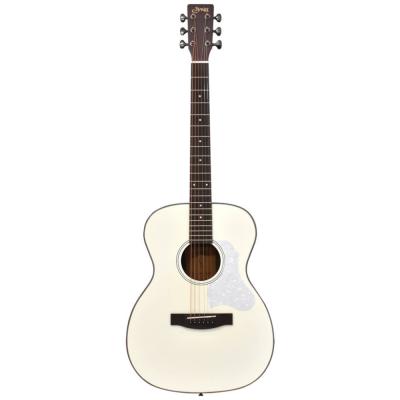 アコースティックギター エレアコ S.YAIRI YEF-01 SWH Silk White フォークサイズ FISHMANピックアップ付き シルクホワイト