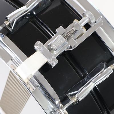 【中古】 スネアドラム ヤマハ YAMAHA SD2075B Seamless Black Steel Shell 14x5.5 Made in Japan 側面