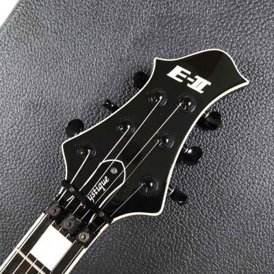 【中古】 エレキギター ESP E-II Mystique FR Black 2014年頃製造 フロイドローズ Seymour Duncanピックアップ搭載 MADE IN JAPAN ヘッド画像