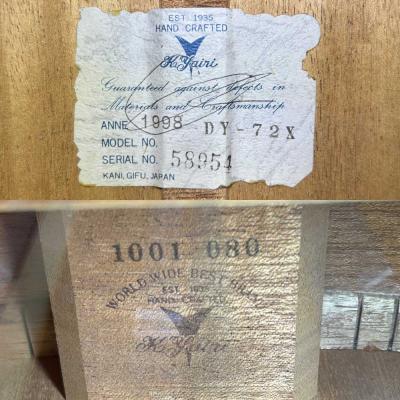 【中古】 アコースティックギター 12弦ギター Alvarez K.Yairi DY-72X 1998年製 Yairi Kヤイリ 内部