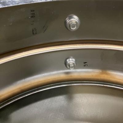 【中古】 スネアドラム ラディック Ludwig LM400 Supraphonic 14x5 スネアドラム 1960年代 ビンテージスネア 内部