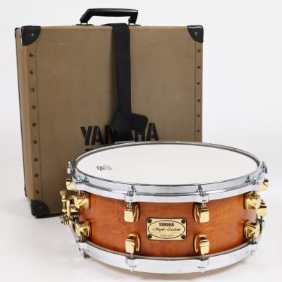 【中古】 スネアドラム ヤマハ YAMAHA MSD0115 VN Maple Custom 14x5.5 Made in Japan