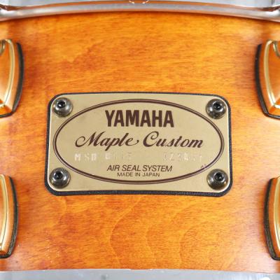 【中古】 スネアドラム ヤマハ YAMAHA MSD0115 VN Maple Custom 14x5.5 Made in Japan シリアル