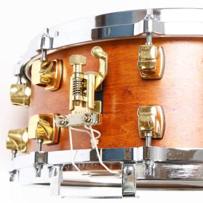 【中古】 スネアドラム ヤマハ YAMAHA MSD0115 VN Maple Custom 14x5.5 Made in Japan ストレイナー