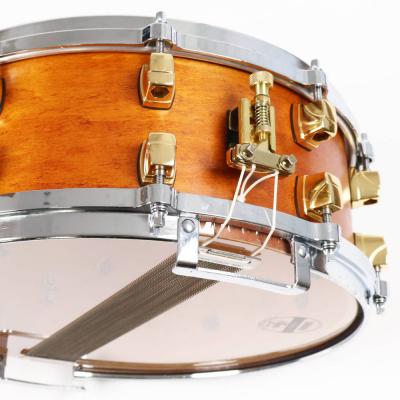【中古】 スネアドラム ヤマハ YAMAHA MSD0115 VN Maple Custom 14x5.5 Made in Japan ストレイナー 2