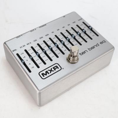 【中古】 MXR グラフィックイコライザー エフェクター M108S 10 Band Graphic EQ ギターエフェクター M-108S 本体画像 斜め
