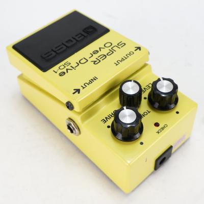 【中古】 スーパーオーバードライブ エフェクター BOSS SD-1 Super Over Drive ギターエフェクター 本体画像 斜め