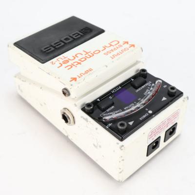 【中古】 クロマチックチューナー エフェクター BOSS TU-2 Chromatic Tuner ペダルチューナー 本体画像 斜め