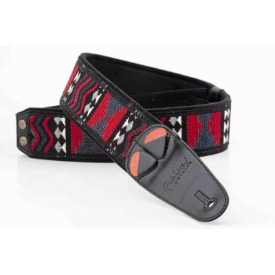 Righton! STRAPS ライトオンストラップ Azteca Black ギターストラップ サブ画像1