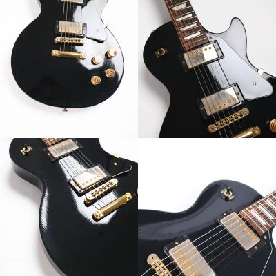 【中古】 エレキギター Gibson Les Paul Studio Ebony(Black) 2017年製 ギブソン レスポールスタジオ 3.82kg クラック