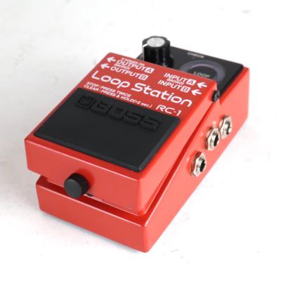 【中古】 ループステーション エフェクター BOSS RC-1 Loop Station ボス ギターエフェクター 斜めアングル画像