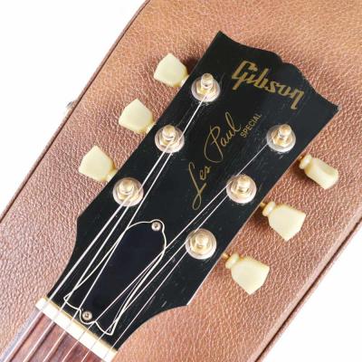 【中古】 エレキギター Gibson Les Paul Junior Special Plus Trans Amber Gold Hardware 2001年製 ギブソン レスポール ジュニアスペシャル AAメイプルトップ ヘッド画像