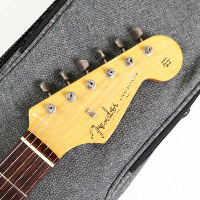 【中古】 エレキギター Fender Japan ST62-US OCR 2012年製 フェンダージャパン ストラトキャスター USAピックアップ搭載 バスウッドボディー 日本製 キャンディーアップルレッド ヘッド画像