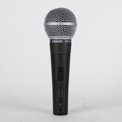 【中古】 マイク ダイナミックマイク SHURE SM58SE スイッチ付き シュアー 58 ゴッパ シュア 正面