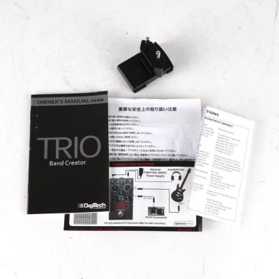【中古】 Digitech TRIO デジテック ギターエフェクター ルーパー 説明書画像