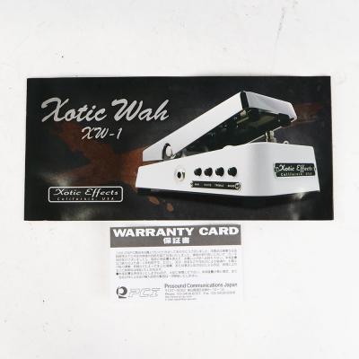 【中古】 ワウペダル Xotic XW-1 WAH 付属品