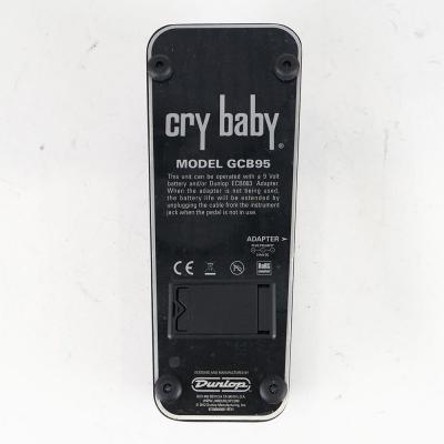 【中古】 ワウ エフェクター JIM DUNLOP Cry Baby GCB-95 ワウペダル 裏面