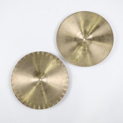 【中古】 ハイハットシンバル パイステ PAISTE Formula 602 14インチ ペア 1970s ビンテージシンバル 裏面