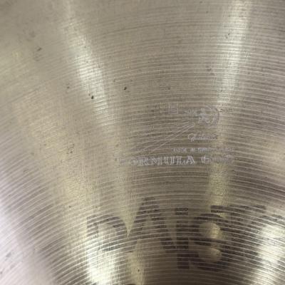 【中古】 ハイハットシンバル パイステ PAISTE Formula 602 14インチ ペア 1970s ビンテージシンバル アップ