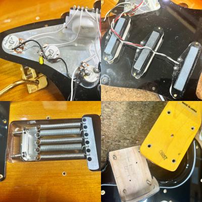 【中古】 エレキギター Fender Made in Japan Classic 60s Stratocaster with Gold 3-Color Sunburst 2016年製 日本製 内部