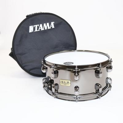 【中古】 スネアドラム タマ TAMA LBR1465 S.L.P. Black Brass14x6.5 スネアドラム