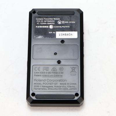 【中古】 マルチエフェクター BOSS Pocket GT 背面