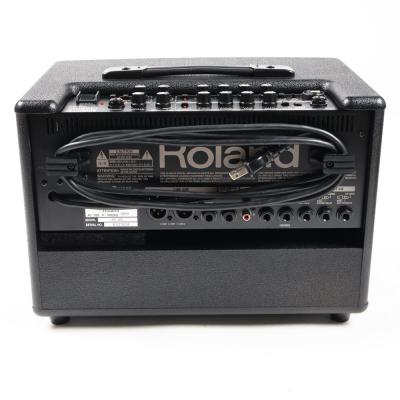 【中古】 アコギアンプ ローランド ROLAND AC-60 アコースティックギター用アンプ アコギアンプ 背面