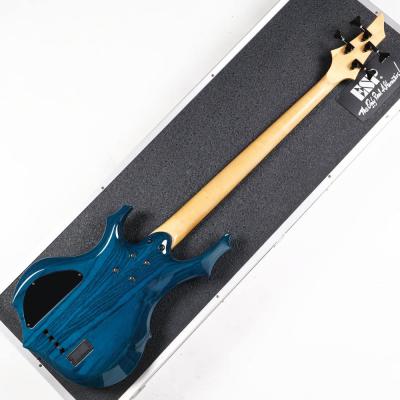 【中古】 エレキベース ESP Forest Bass See Thru Blue フォレストベース ボディバック画像
