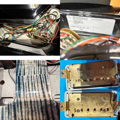 【中古】 エレキギター PRS Custom 24 10Top Faded Whale Blue 2024年製 約3.44kg 軽量個体 ’24スペック Paul Reed Smith 内部