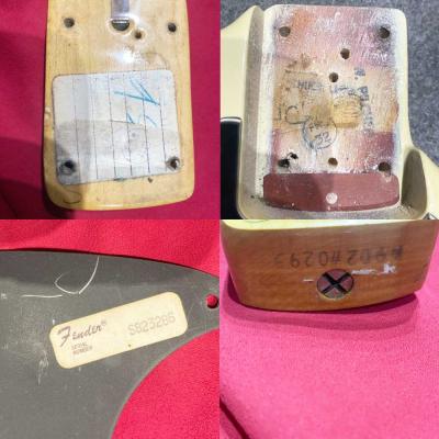 【中古】 エレキギター Fender USA Mustang refinish WH 1979年製 フェンダー ムスタング 内部 2