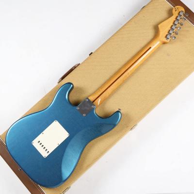 【中古】 エレキギター Fender Custom Shop MBS 1954 Stratocaster Closet Classic Lake Placid Blue Master Built by Dennis Galuszka 2003年製 フェンダーカスタムショップ ストラトキャスター デニス・ガルツカ ボディバック画像