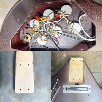 【中古】 Star’s スターズ Electric Sitar ELS-1 RD エレクトリックシタール 内部
