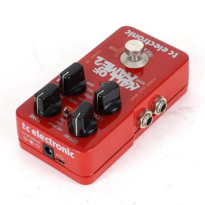 【中古】 エフェクター tc electronic HALL OF FAME 2 MINI REVERB リバーブ ギターエフェクター TCエレクトロニック リア斜めアングル画像