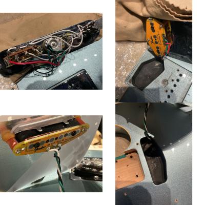 【中古】 エレキギター Fender Made in Japan Modern Telecaster Rosewood Fingerboard Mystic Ice Blue 2019年製 フェンダー モダンテレキャスター 日本製 ハードケース付き ピックアップ、配線