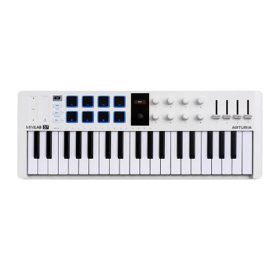 ARTURIA MiniLab 37 WH USB/MIDIキーボード パッド コントローラー 【Analog Lab Intro他バンドルソフト付き】