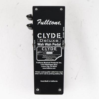 【中古】 Fulltone フルトーン CLYDE Deluxe Wah ワウ ギターエフェクター 底面